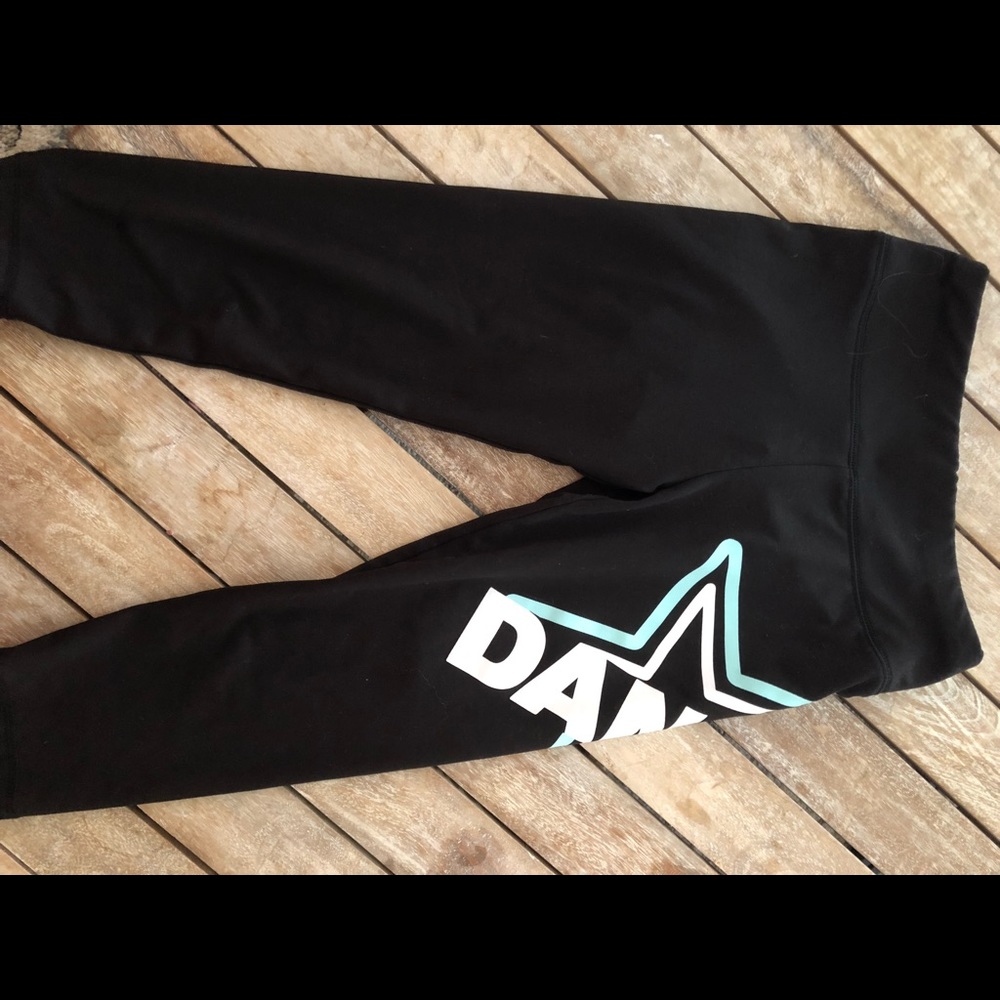 A black pair of capris